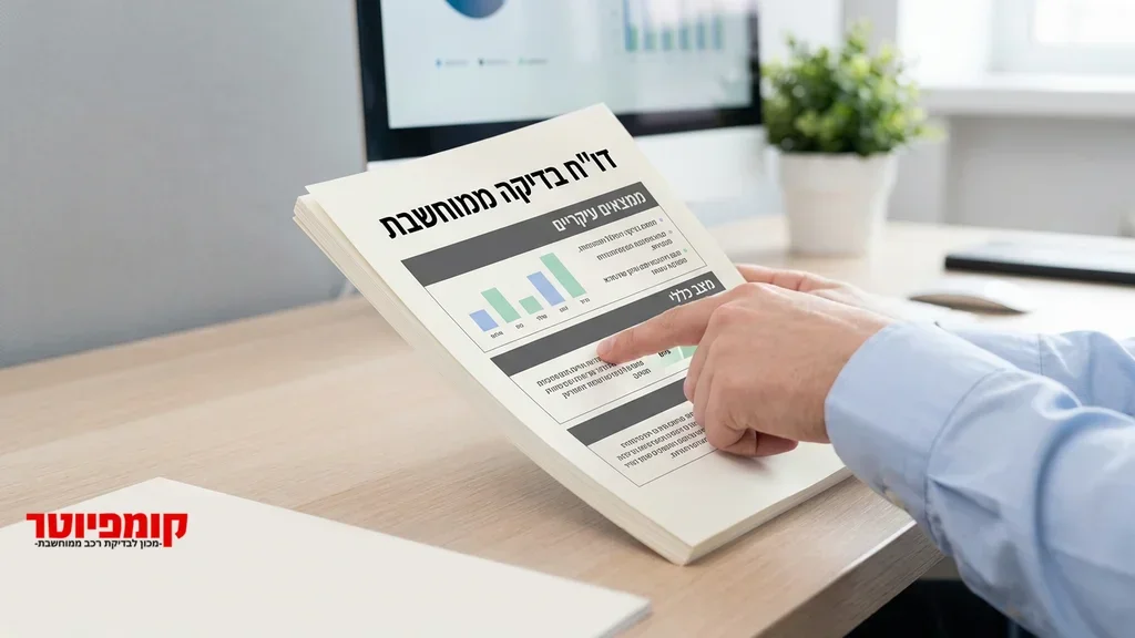 לפני השלב הסופי של קריאת הדוח דו